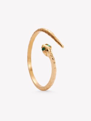 Anillo oro 18k oro amarillo, Serpiente