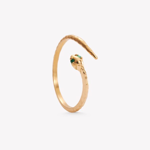 Anillo oro 18k oro amarillo, Serpiente