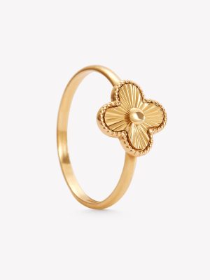 Sortija oro 18k amarillo, FLOR IMPERIAL.