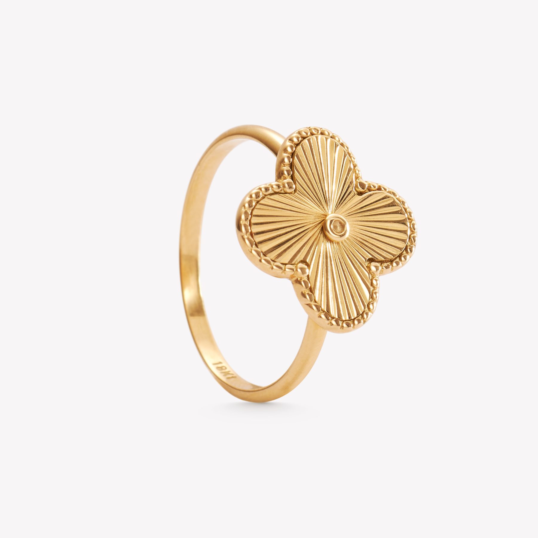 Sortija oro 18k amarillo, FLOR IMPERIAL 1.5cm.