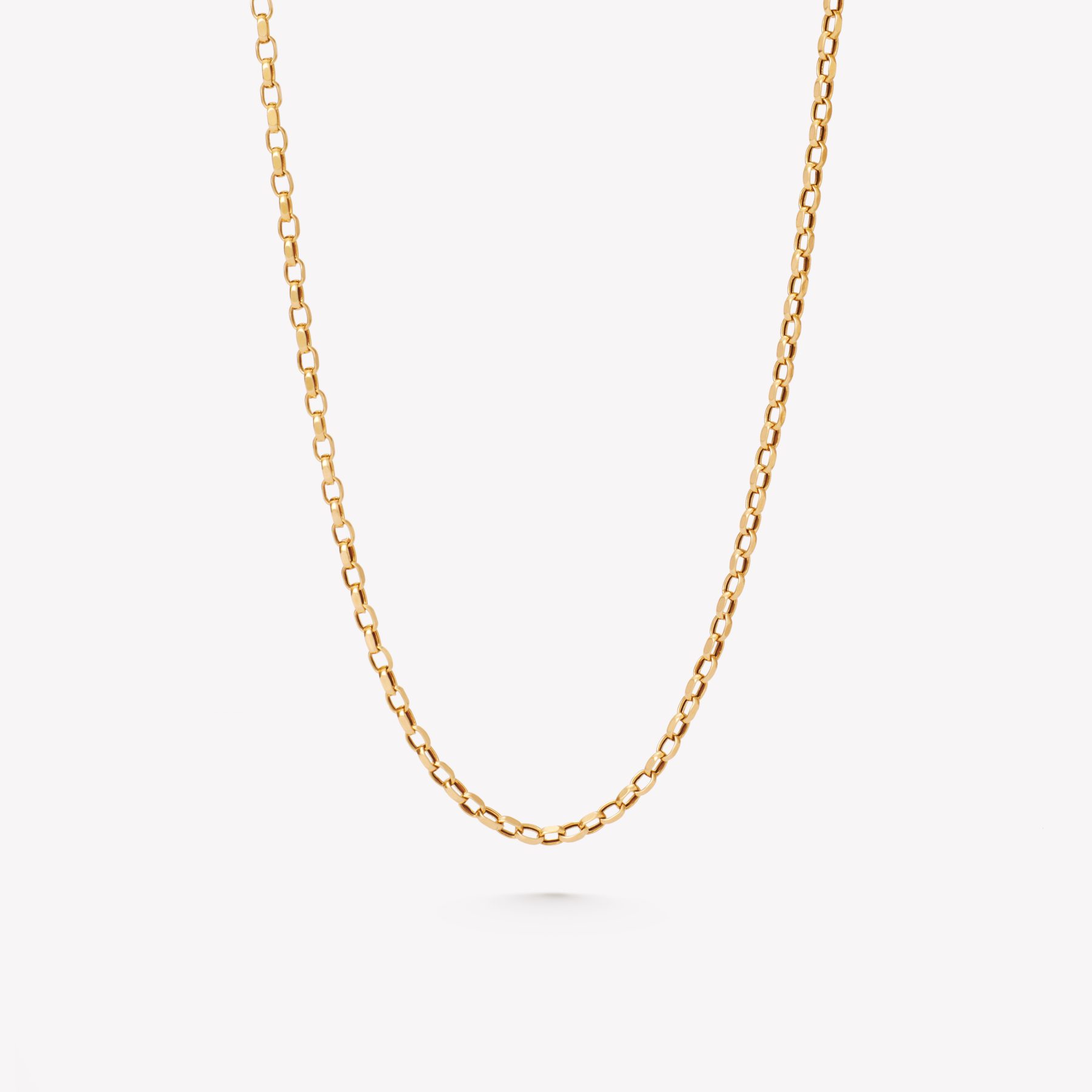 Cadena oro 18k amarillo, Rice 45cm.