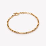 Pulsera ROLLO CALIBRE 1, en oro amarillo 18k