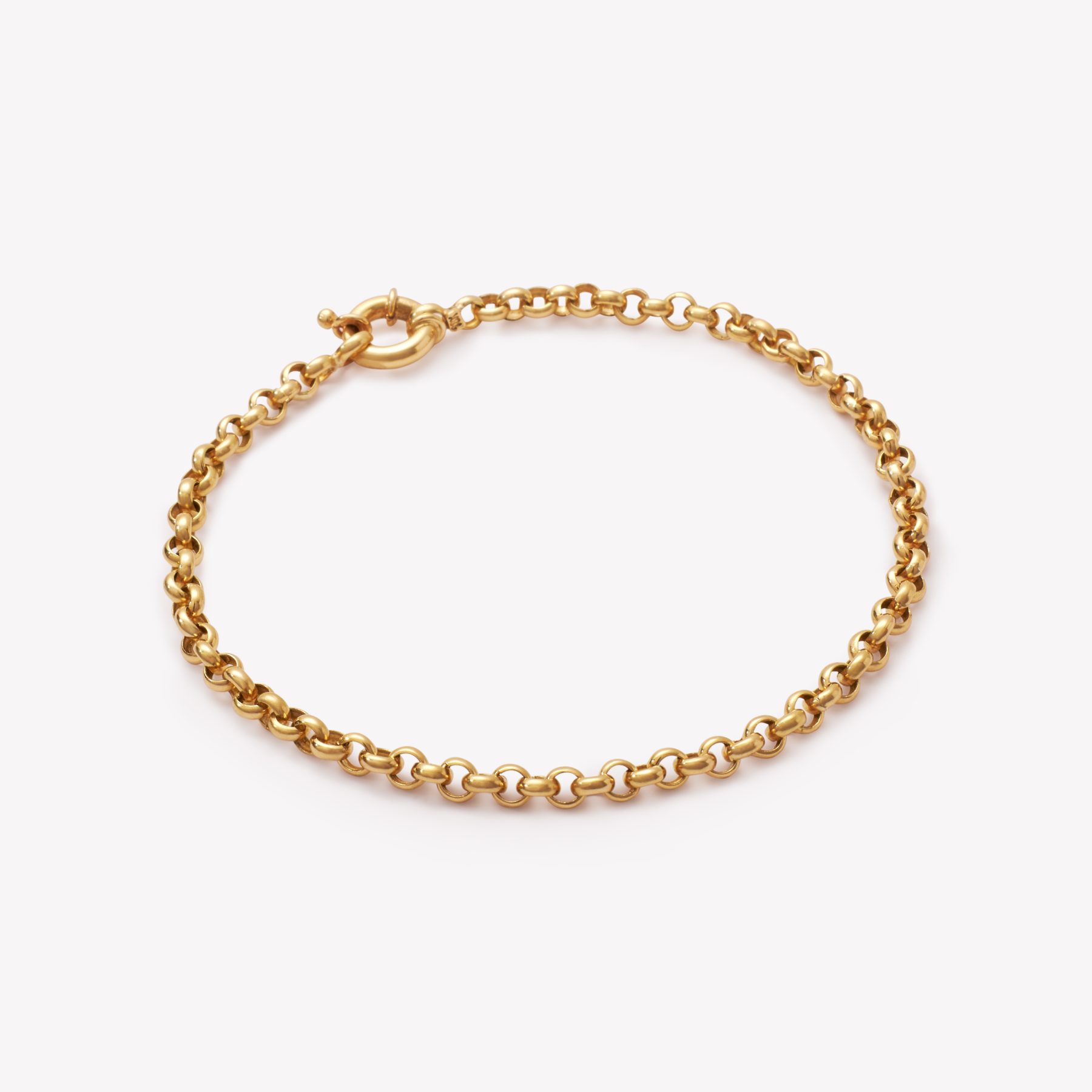 Pulsera ROLLO CALIBRE 1, en oro amarillo 18k