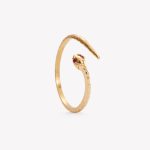 Anillo SERPIENTE CON RUBÍES en oro amarillo 18k