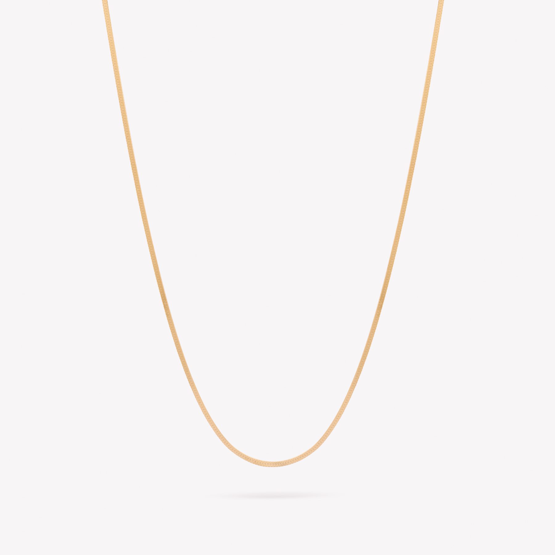 Cadena modelo SNAKE en oro amarillo 18k
