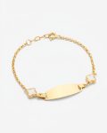 Pulsera ESCLAVA PARA NIÑA en oro amarillo 18k