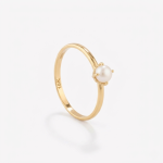 Anillo PERLA en oro amarillo 18k