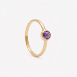 Anillo BRIOLET AMATISTA en oro amarillo 18k