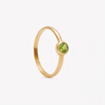 Anillo BRIOLET PERIDOT en oro amarillo 18k