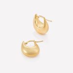 ARGOLLAS GOTA BOMBE en oro amarillo 18k